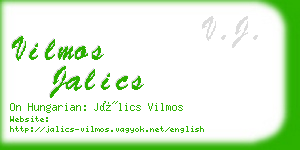 vilmos jalics business card